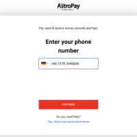 AstroPay Registration Phone
