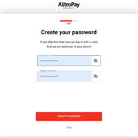 AstroPay Registration Password