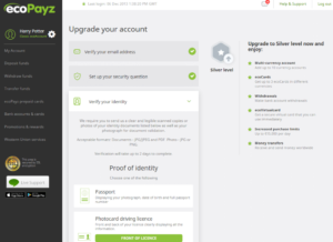 ecoPayz Verification - Verify your identity