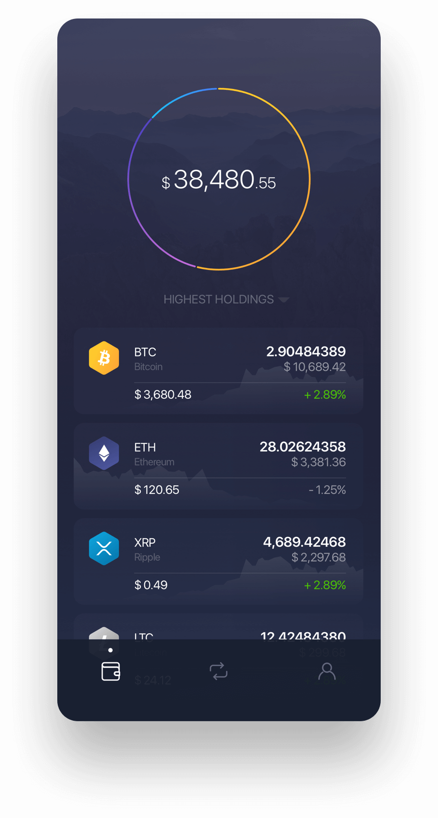 Мобильное приложение Exodus