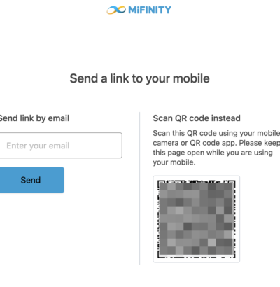 MiFinitiy Verification Change Method