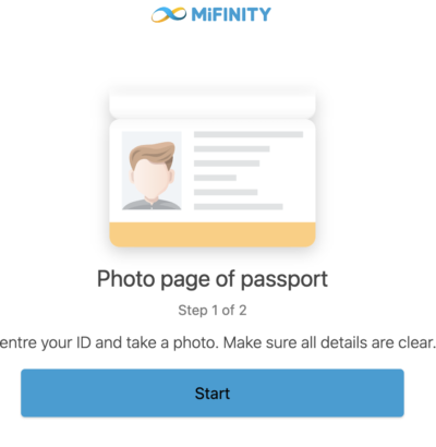 MiFinity Verification Passport