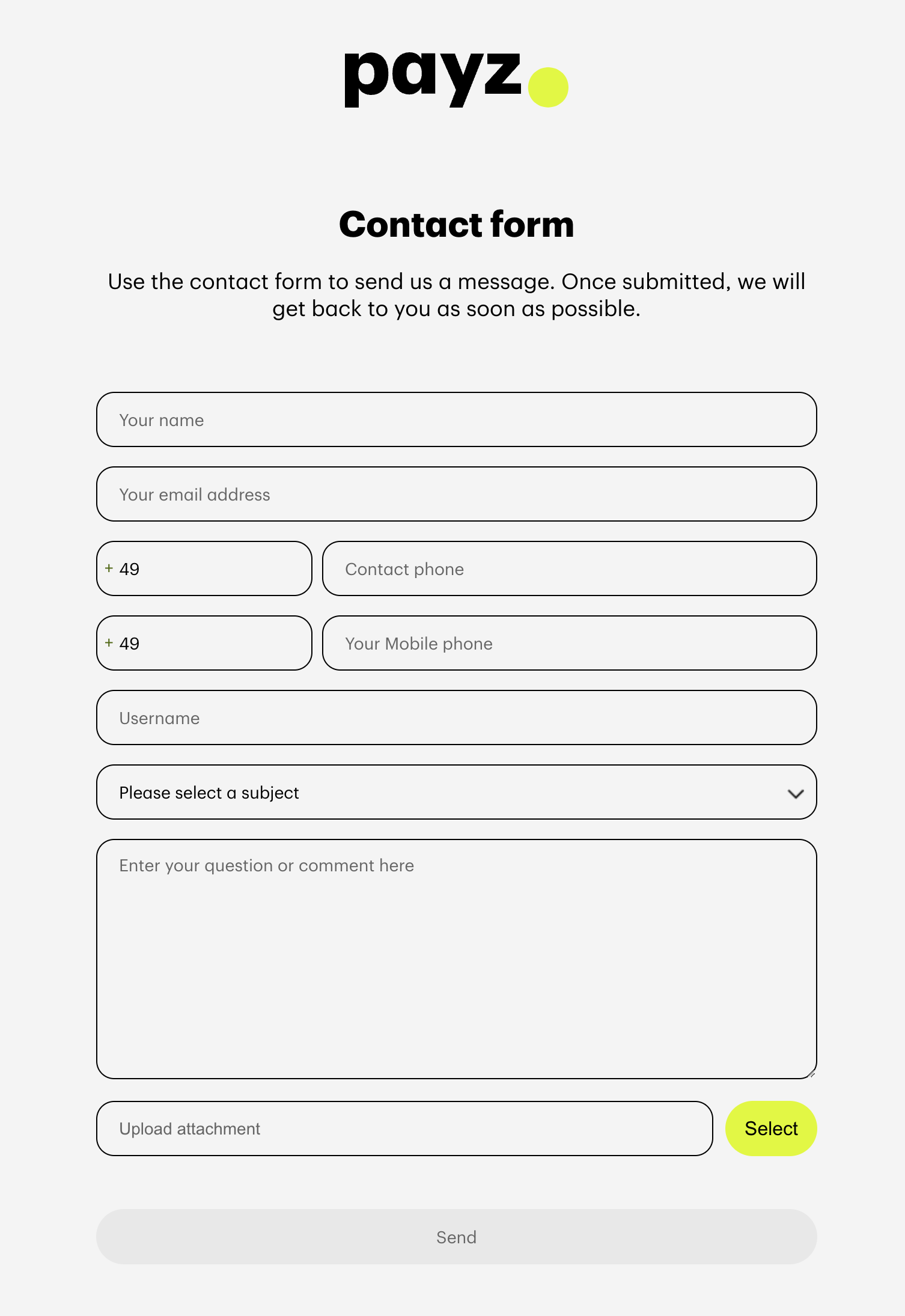 Contact Form