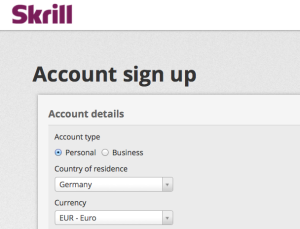 Skrill account registration - how to sign up for Skrill
