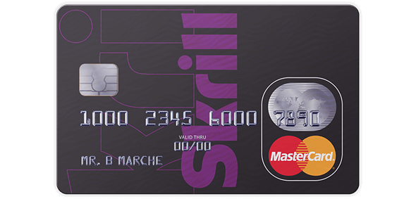 contactless Skrill MasterCard