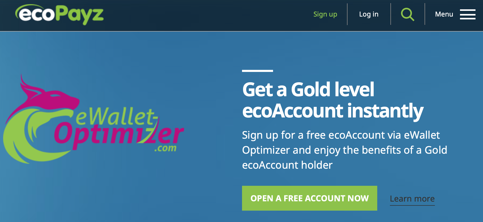 About - ecoPayz Banner