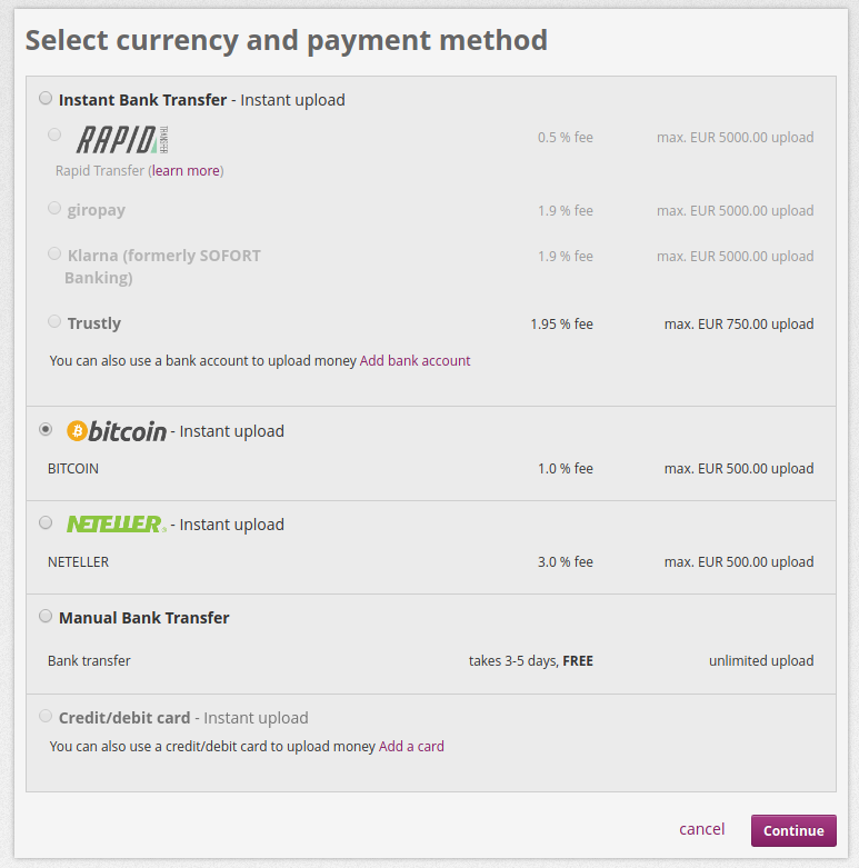 skrill bitcoin depozit în așteptare depuneți bitcoin prin paypal